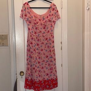 Beautiful Nanette Lepore Floral Dress Size 10